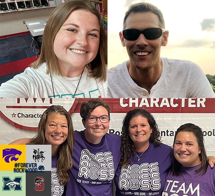  Six Rockwood graduates smile in separate pictures, with a "Forever Rockwood" graphic